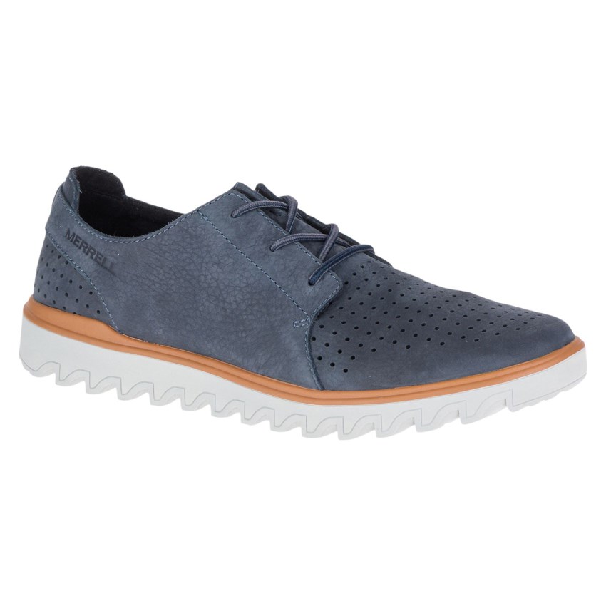 Basket Merrell Downtown Lace Bleu Marine Homme | C.H.DIYX